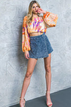 MOMENT MAKER ACID WASH SKORT Flying Tomato