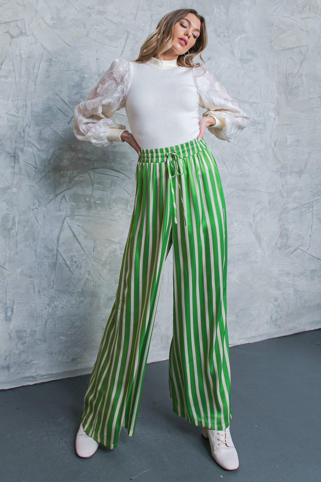 NOTHING TO REGRET SATIN PANTS Flying Tomato