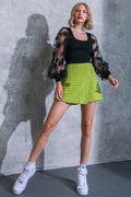 LOVE ME TONIGHT TWEED SKORT Flying Tomato
