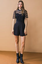SHE'S ALL THAT WOVEN ROMPER Flying Tomato