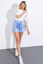 JUST CAN'T WAIT WOVEN SHORTS Flying Tomato