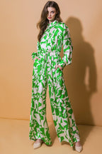 STYLISH IMPRESSION WOVEN JUMPSUIT Flying Tomato
