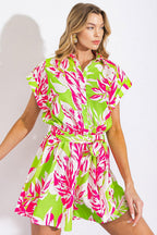 ONLY A MEMORY WOVEN ROMPER Flying Tomato