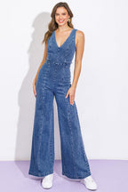SIESTA SATURDAY DENIM JUMPSUIT Flying Tomato