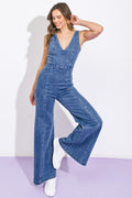 SIESTA SATURDAY DENIM JUMPSUIT Flying Tomato