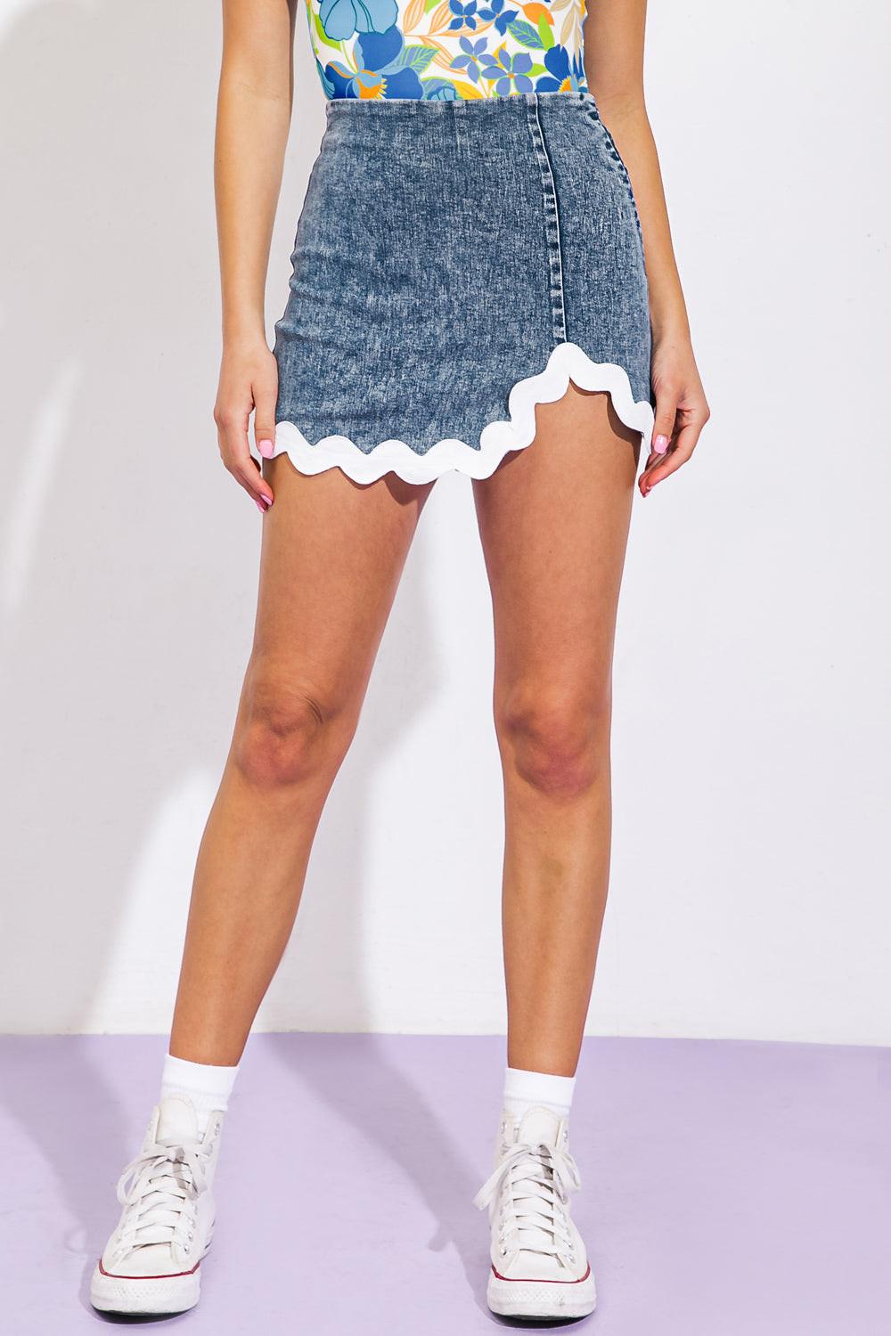 WYNWOOD WALLS DENIM SKORT Flying Tomato