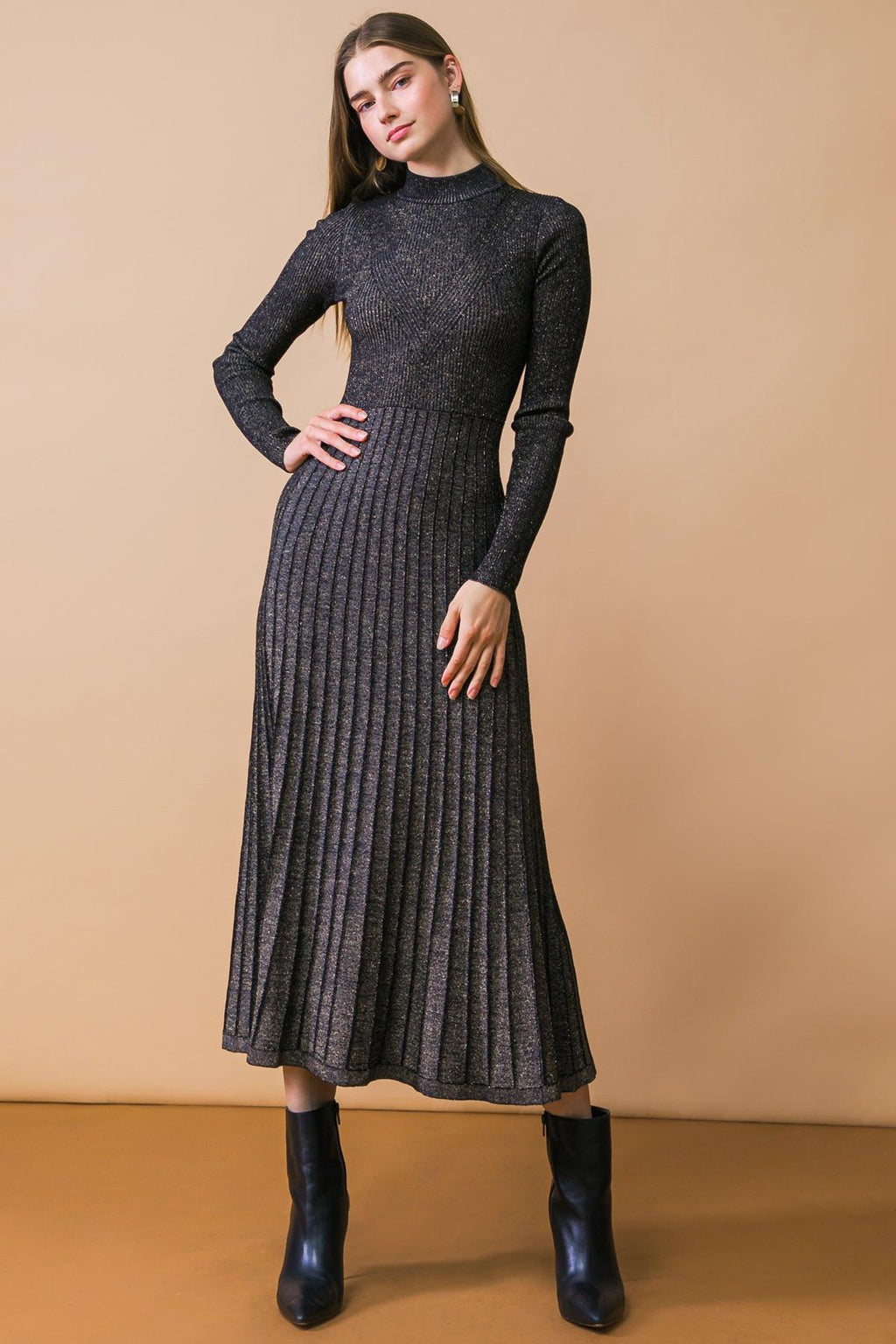 STAY COZE SWEATER MIDI DRESS Flying Tomato