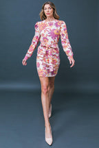 ENJOY THE VIEW SUNSET SWEATER MINI DRESS Flying Tomato