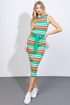 LET'S GO ABROAD SWEATER DRESS Flying Tomato
