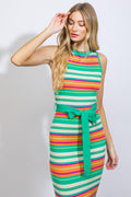LET'S GO ABROAD SWEATER DRESS Flying Tomato