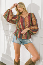 THRILLED FOR THIS WOVEN TOP Flying Tomato