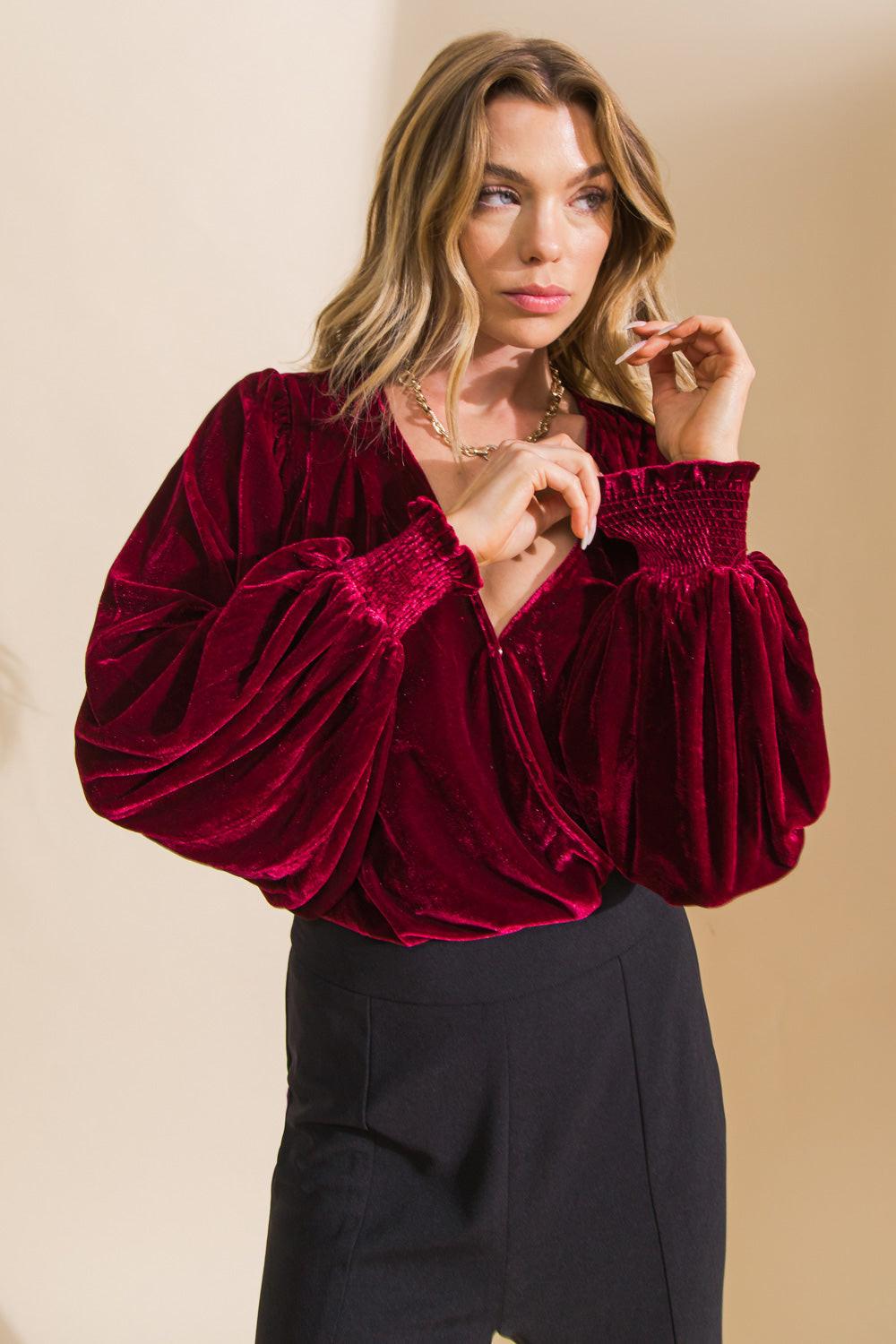 LIKE NO OTHER VELVET BODYSUIT Flying Tomato