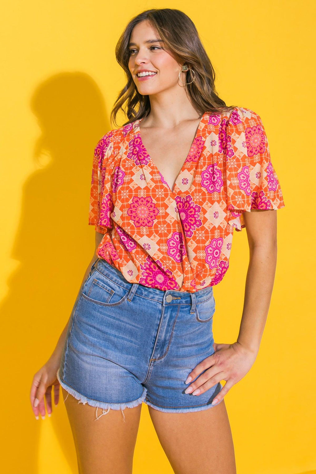 MADE FOR THE OCCASION WOVEN BODYSUIT Flying Tomato