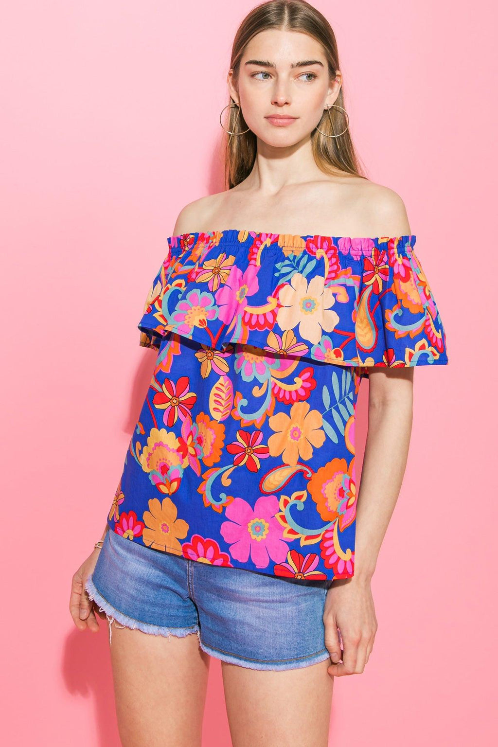 BELIEVE IN DESTINY POPLIN TOP Flying Tomato