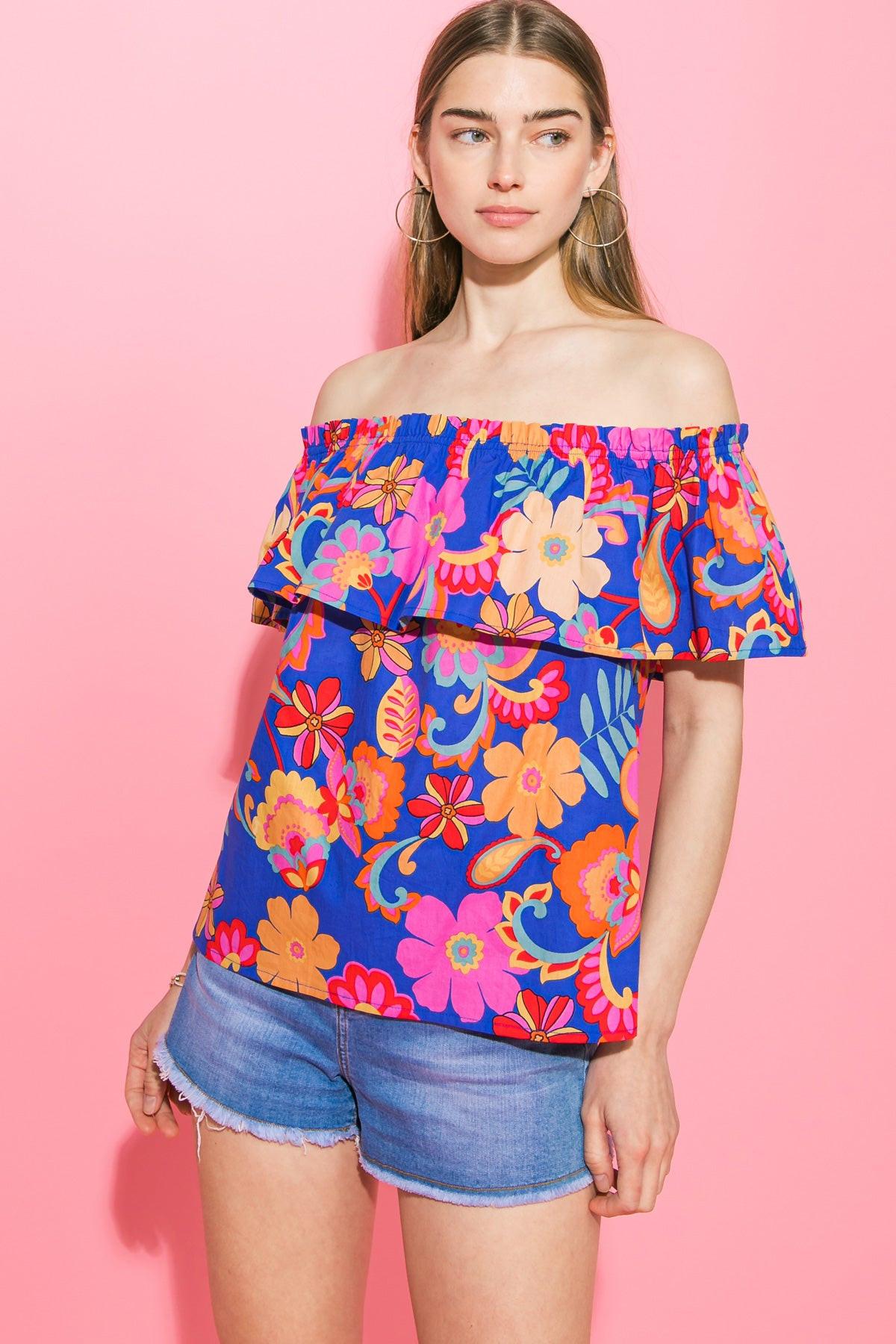 BELIEVE IN DESTINY POPLIN TOP Flying Tomato