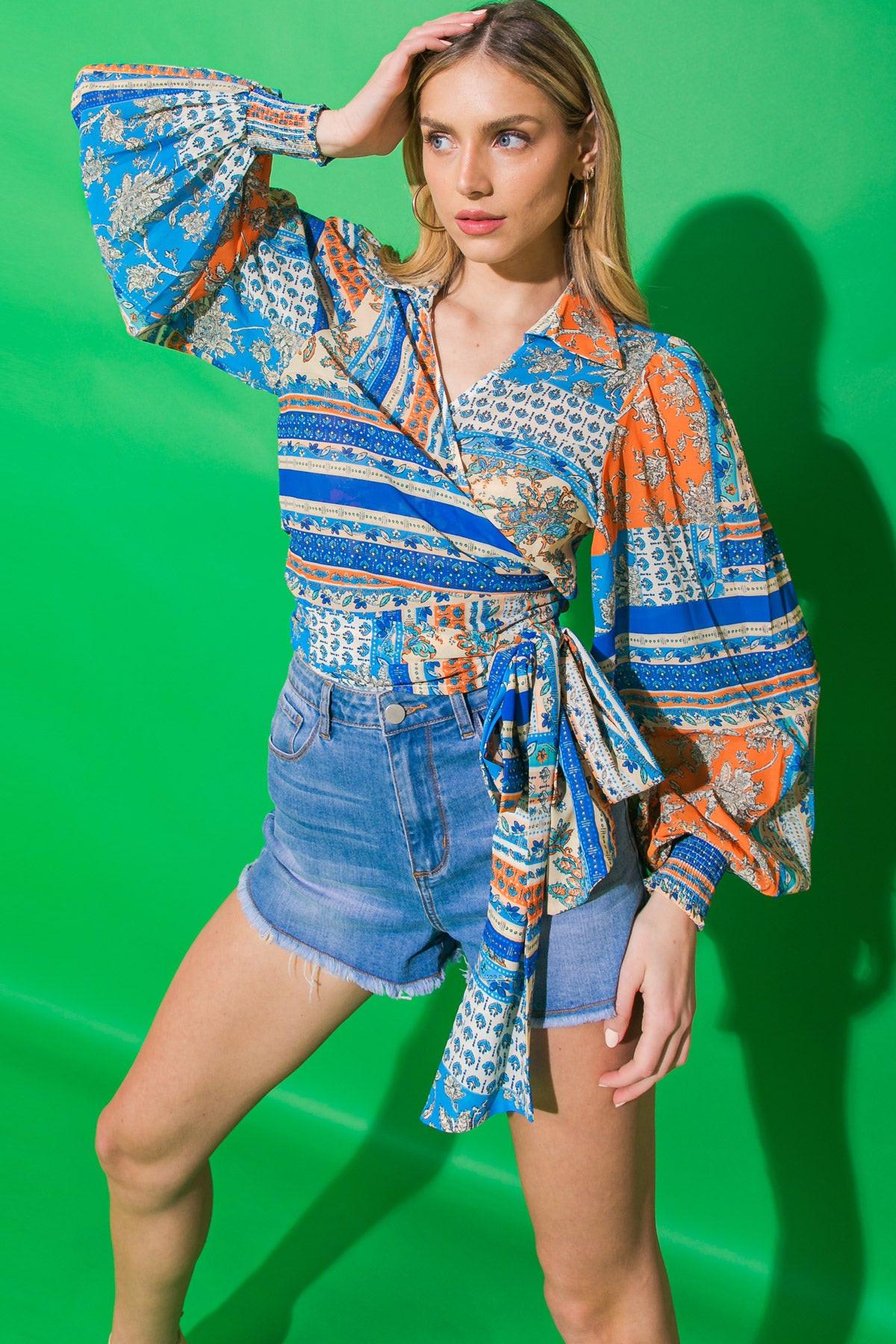 LOVELY FAME WOVEN TOP Flying Tomato