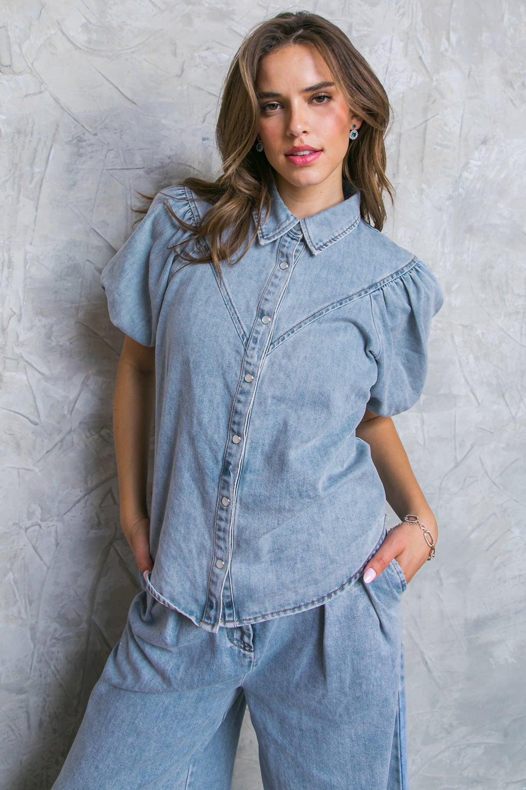 BE MY BABY ACID WASHED TOP Flying Tomato
