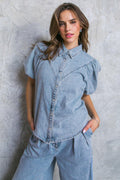 BE MY BABY ACID WASHED TOP Flying Tomato