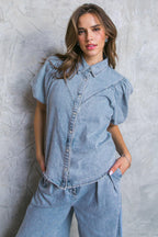 BE MY BABY ACID WASHED TOP Flying Tomato