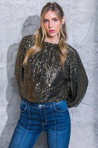 HOPE YOU REMEMBER SEQUIN TOP Flying Tomato