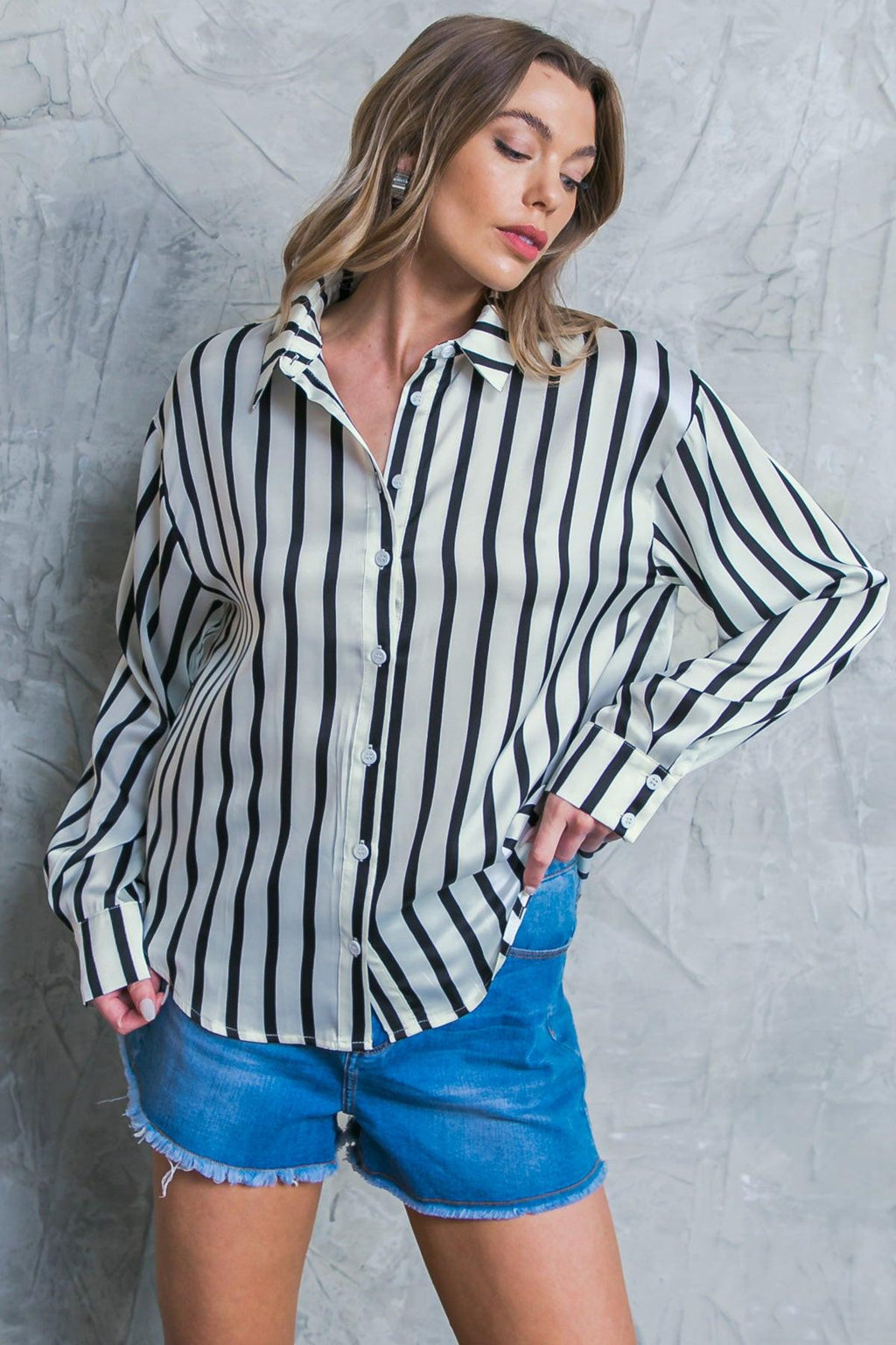 NOTHING TO REGRET SATIN WOVEN TOP Flying Tomato