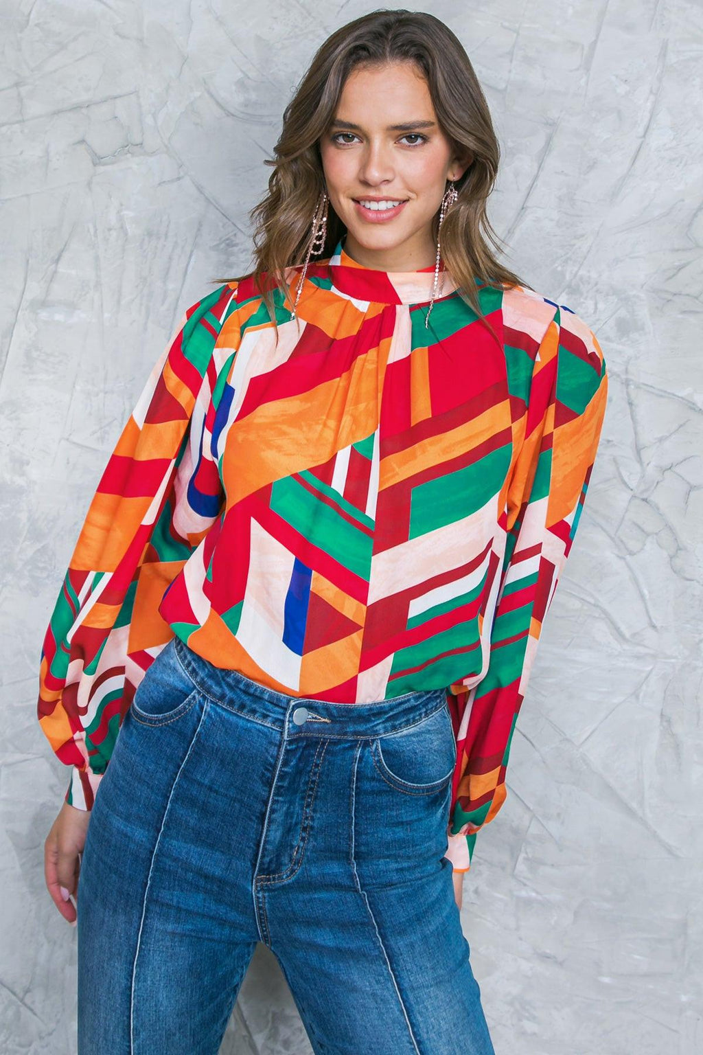 LIGHT UP MY LIFE WOVEN TOP Flying Tomato