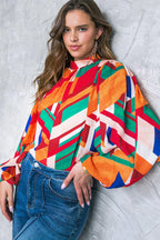 LIGHT UP MY LIFE WOVEN TOP Flying Tomato