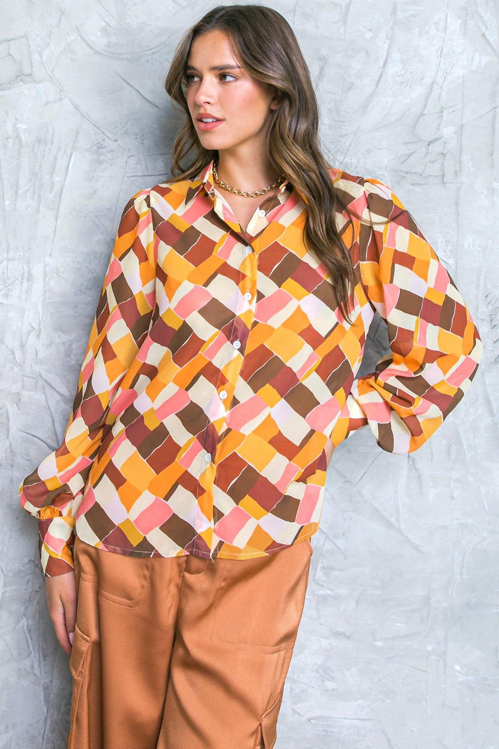 ENJOY EACH DAY WOVEN TOP Flying Tomato