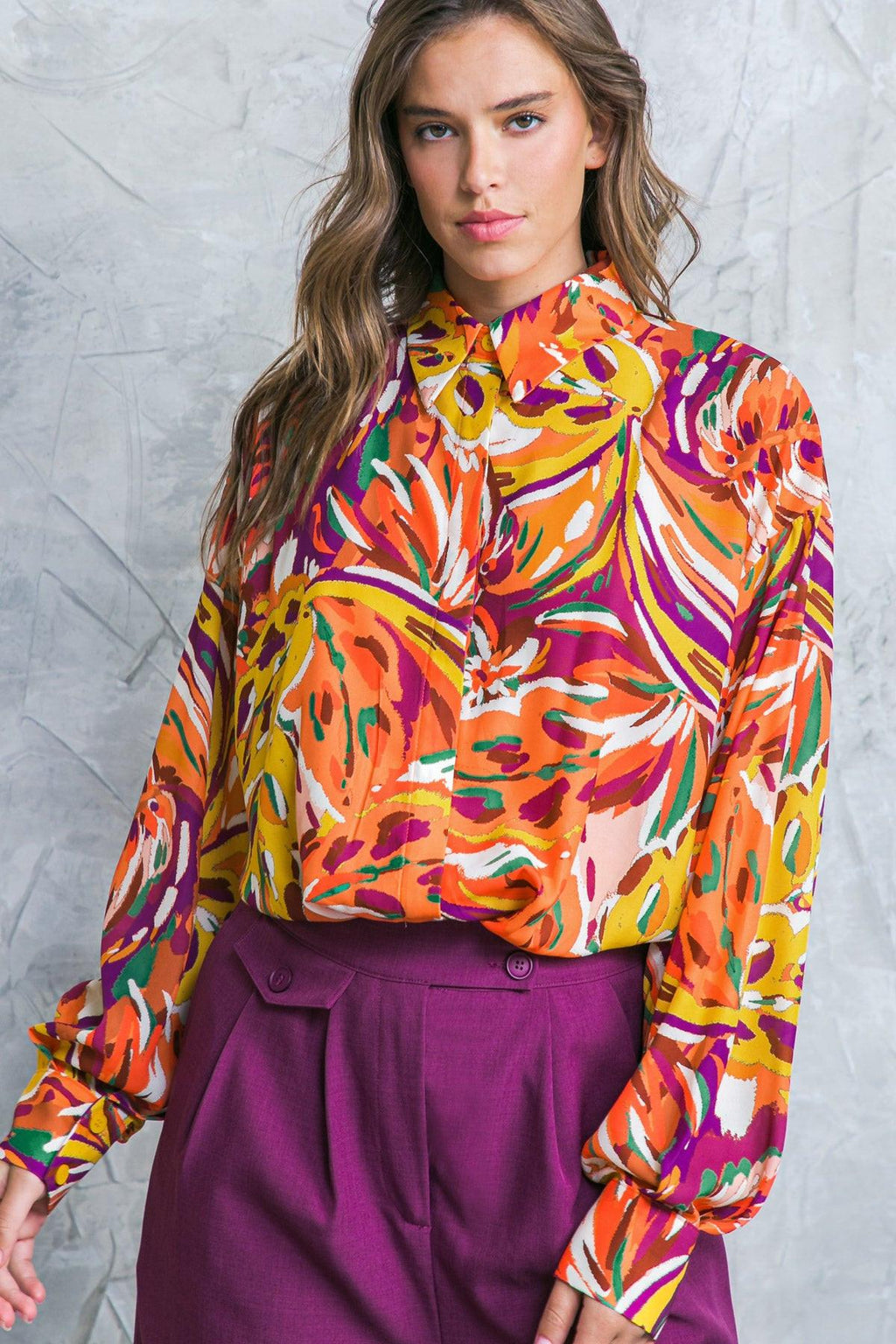 FAMOUS BEHAVIOR WOVEN TOP Flying Tomato