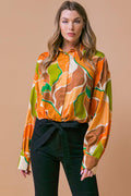 SWEETEST ENTRANCE WOVEN TOP Flying Tomato