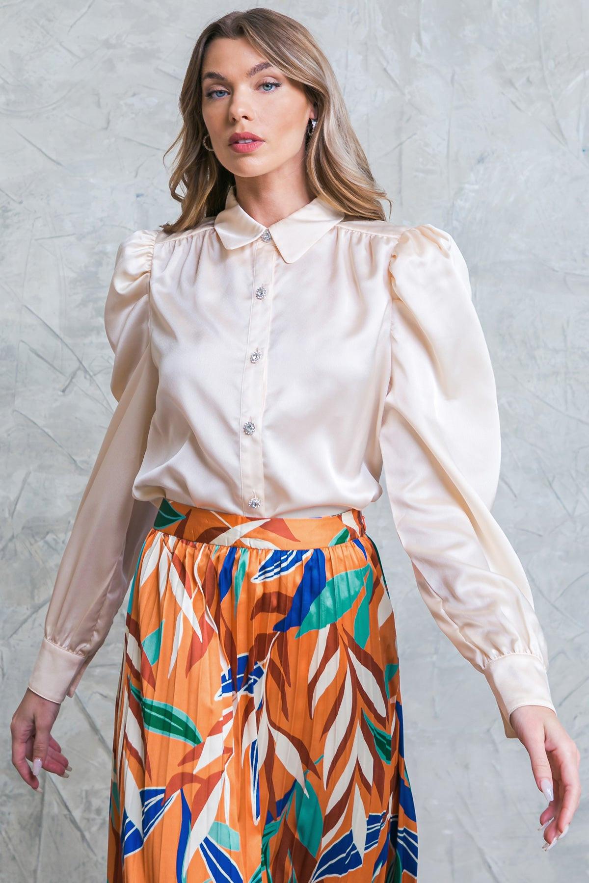 ALL MINE RUSTY WOVEN TOP Flying Tomato