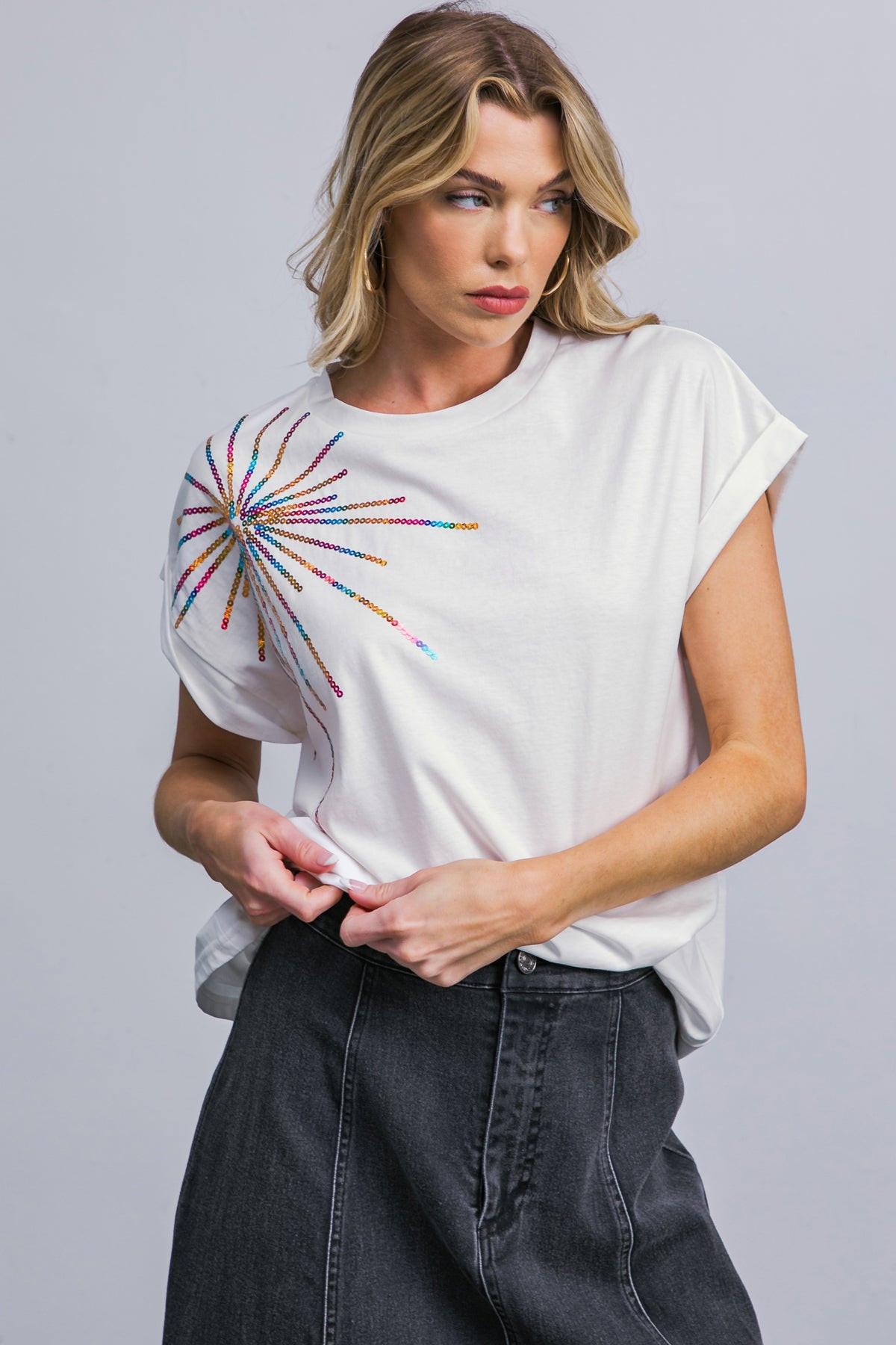TALK ABOUT BEAUTY KNIT TOP Flying Tomato