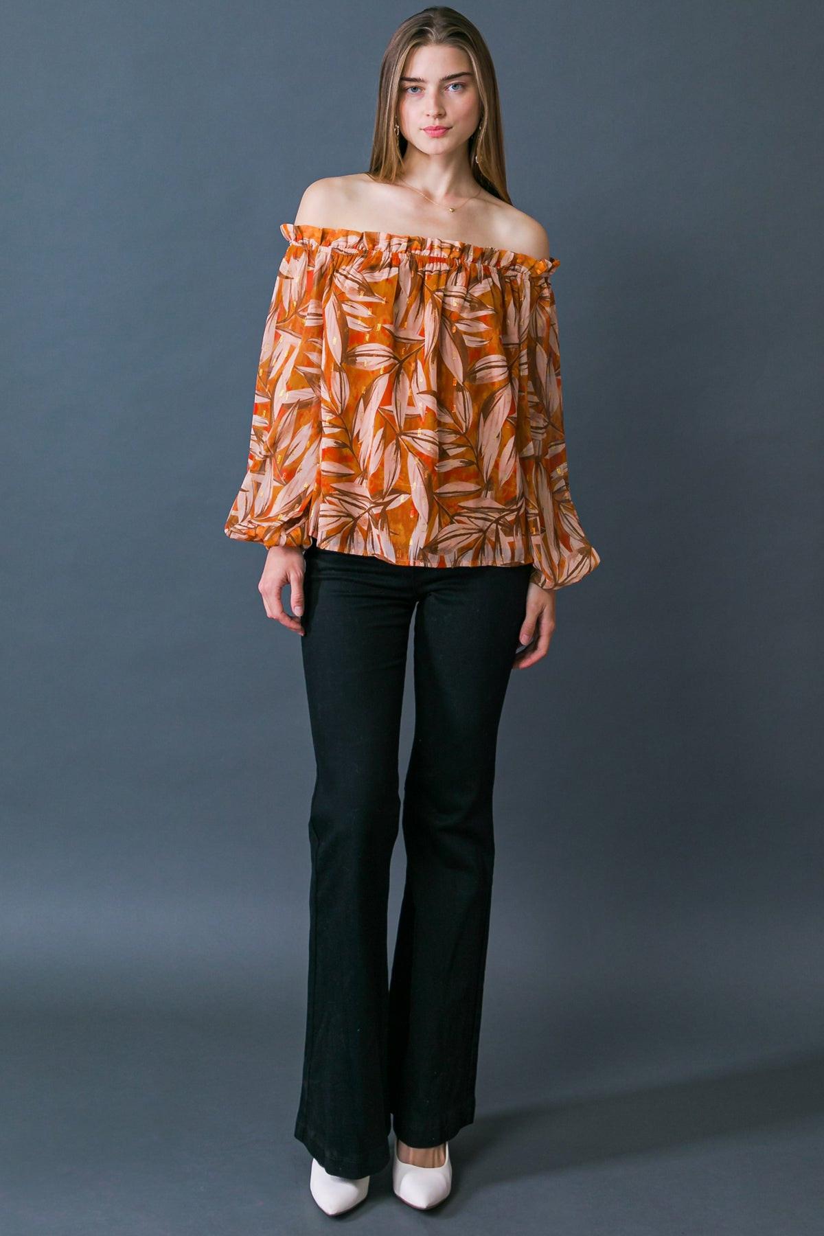 MAKE ME BELIEVE WOVEN TOP Flying Tomato