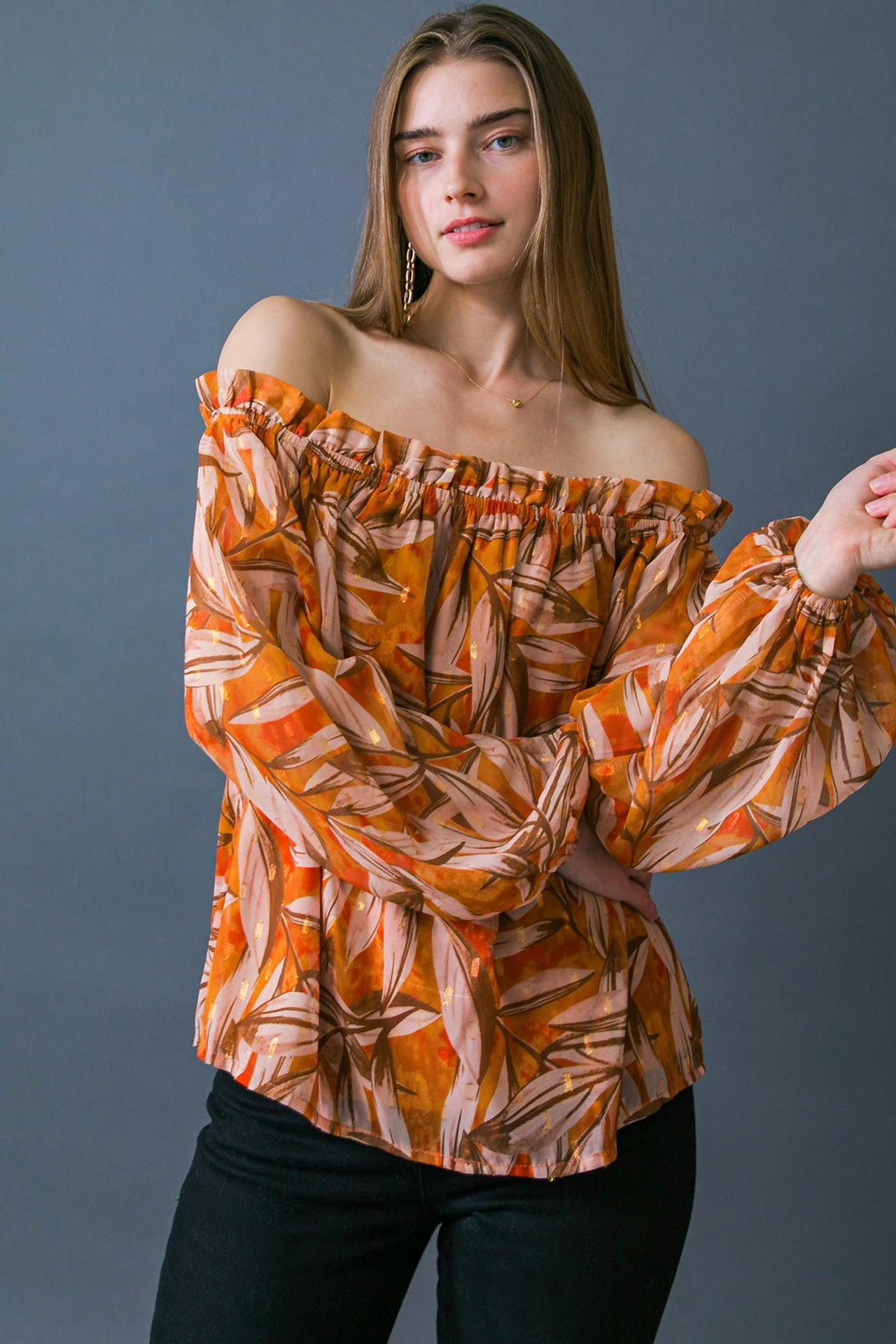 MAKE ME BELIEVE WOVEN TOP Flying Tomato