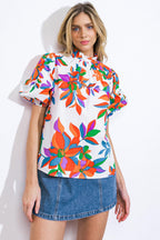 BRAVE NEW WORLD WOVEN TOP Flying Tomato