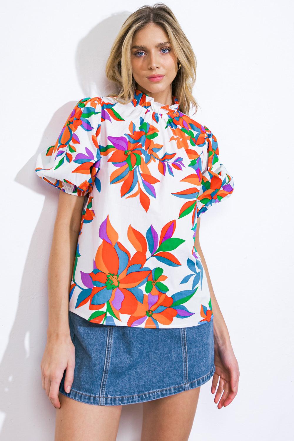BRAVE NEW WORLD WOVEN TOP Flying Tomato