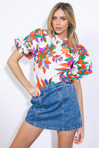 BRAVE NEW WORLD WOVEN TOP Flying Tomato