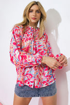 MISTLETOE MOMENT WOVEN TOP Flying Tomato