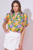 GRATEFUL LIFE WOVEN TOP Flying Tomato