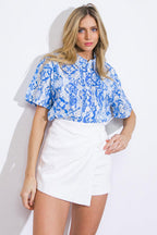 JUST CAN'T WAIT WOVEN TOP Flying Tomato