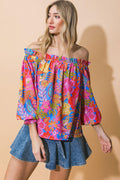 JUST WHAT I NEEDED WOVEN TOP Flying Tomato