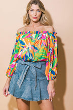 ENTERTAIN ME WOVEN TOP Flying Tomato