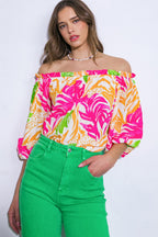 BREAKING HEARTS WOVEN TOP Flying Tomato