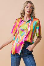 ELEVATED OPTION WOVEN TOP Flying Tomato