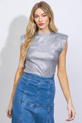 STYLE FILE RIBBED KNIT TOP Flying Tomato