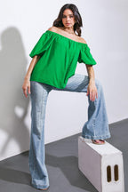 CALL TO ACTION WOVEN TOP Flying Tomato