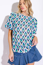 FRESH TAKE WOVEN TOP Flying Tomato