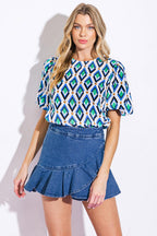 FRESH TAKE WOVEN TOP Flying Tomato