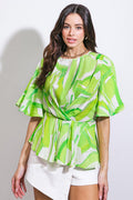 EASY TO SAY WOVEN TOP Flying Tomato