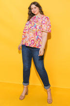 READY TO RUN WOVEN TOP Flying Tomato